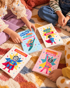 greetz superhelden kaartjes voor Stichting Jarige Job